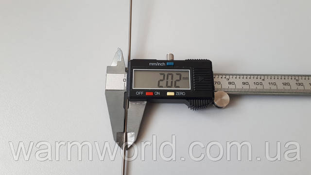 Толщина самого анода 2 мм