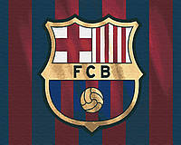 Картина по номерам "ФК Барселона" Riviera Blanca полотно на підрамнику 40x50 см RB-0488