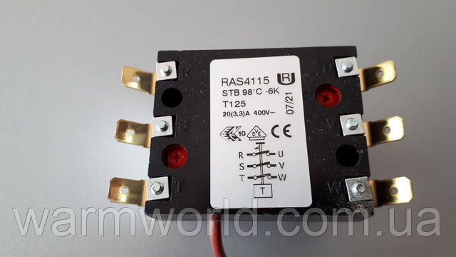 RAS4115 STB 98°c-6k t125 20(3,3)a 400v 07/21