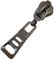 Бігунки для блискавки Трактор (Тип 5) темні 100шт/уп