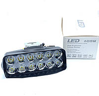 LED фара 12-24 Вольт. Светодиодная лэд фара 12 диодов L-22
