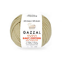 Пряжа Gazzal Baby Cotton XL 3464 льон