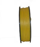 PLA філамент нитка пластик для 3D друку Pochatok Filament 1,75 мм жовтовий шовковий, фото 2