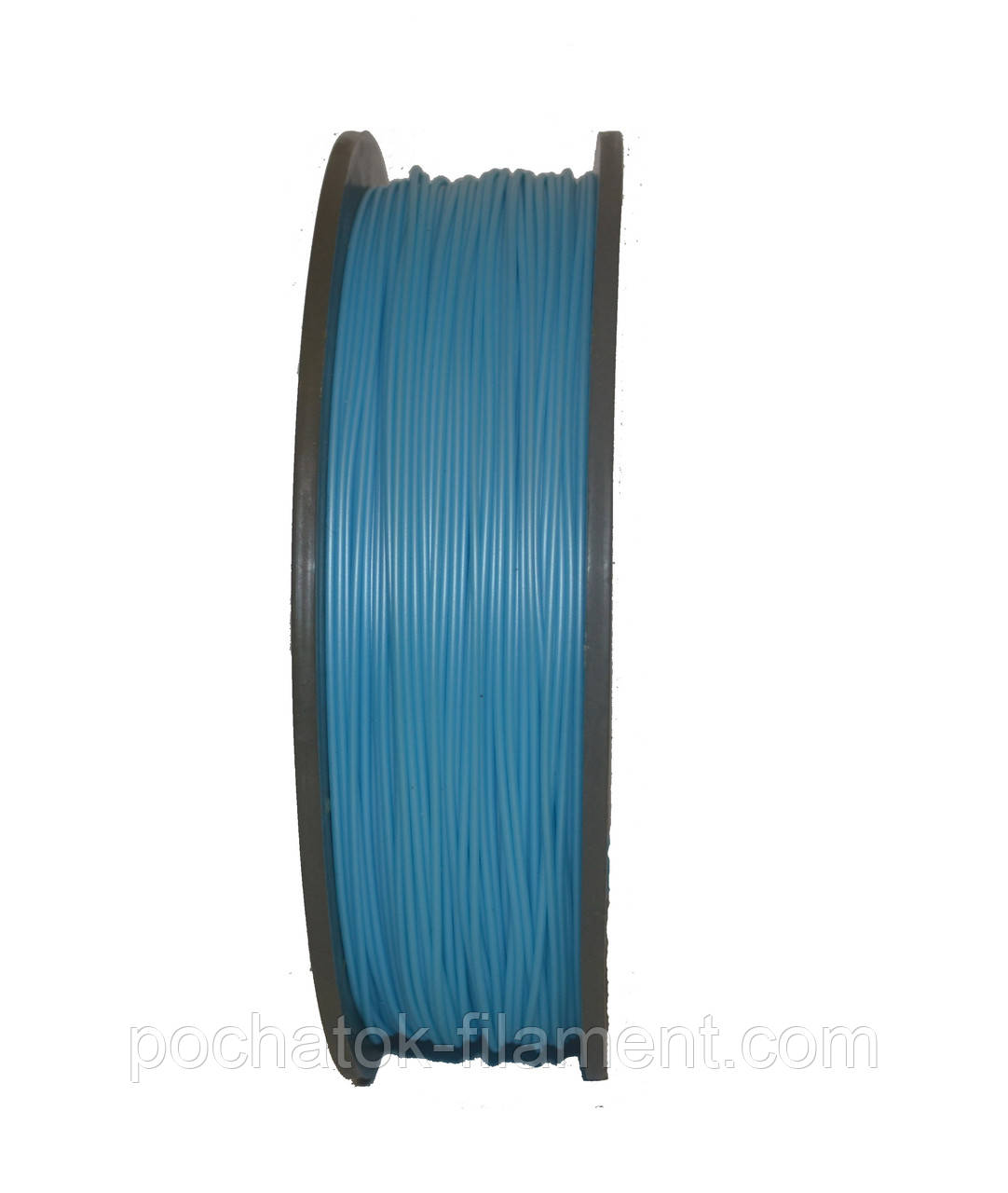 PLA філамент нитка пластик для 3D друку Pochatok Filament 1,75 мм блакитний шовковий, фото 1