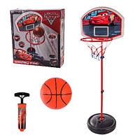 Игровой набор EODS-20881X (12шт) Тачки, баскетбол в кор. 36*10*30 см, р-р игрушки 35*27*116 см