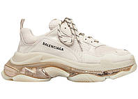 Кроссовки Balenciaga Triple S Transparent Crystal Beige Clear Sole