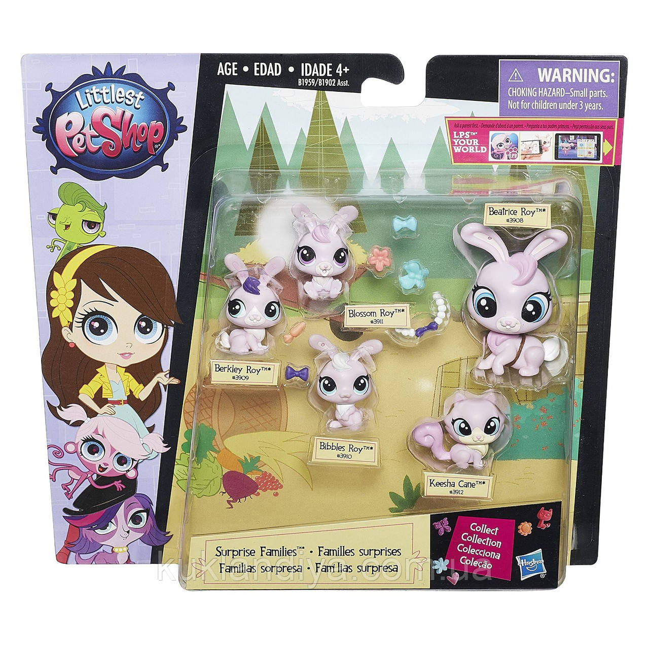 Набор Littlest Pet Shop семья зайчиков - фото 2 - id-p251288525