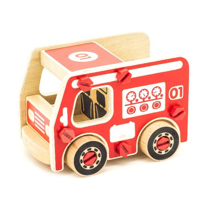 Дерев'яний конструктор "Пожежна машина" арт. Д 430, фото 1
