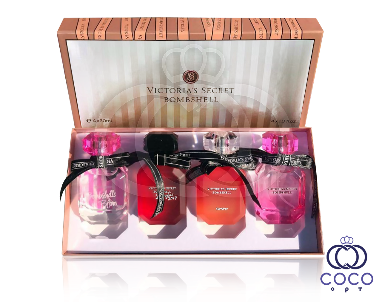 Парфумований подарунковий набір Victoria's Secret Bombshell (Оригінальну якість) 4*30 мл