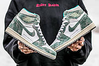 Баскетбольные кроссовки Air Jordan Retro 1 High Turbo Green