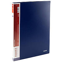 Папка на 30 файлов А4 пластиковая Axent 1030 дисплей-книга синяя
