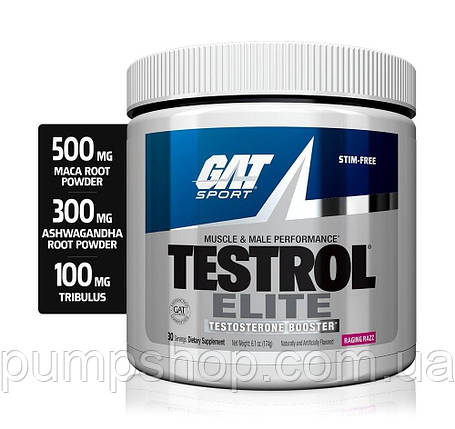 Підсилювач тестостерону GAT Sport Testrol Elite 174 г (30 порц.), фото 2