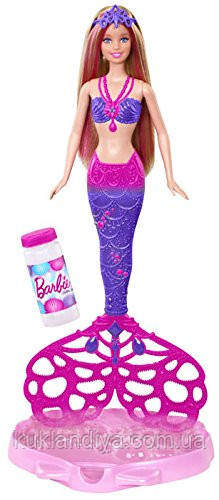 Лялька Barbie Русалка з мильними бульбашками, фото 1