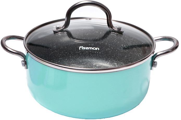 Каструля Fissman Mini Chef Blue 1.8л з антипригарним покриттям