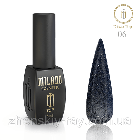 Світловідбивний Топ Milano No06, 8 мл, фото 1