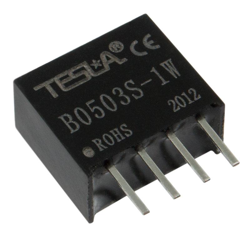B0503S-1W DC/DC перетворювач 1Вт вхід 4.5-5.5 вихід 3В/200мА 1kV TESLA