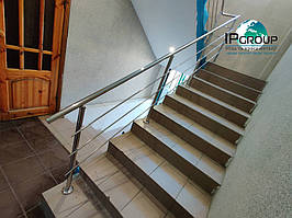 Нержавеющие перила для лестниц. Поручни и перила для лестниц металлические. 2