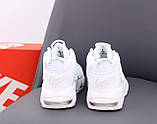 Кросівки чоловічі/жіночі Nike Air More Uptempo Triple White "Білі" р. 44, фото 8