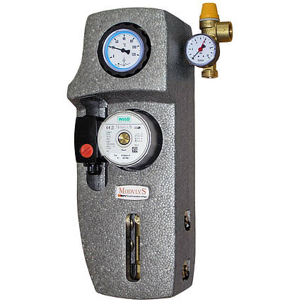 Насосна група для сонячних систем BRV, 1 лінія, 3/4", 2-12 l/min, Wilo ST25/6, фото 2