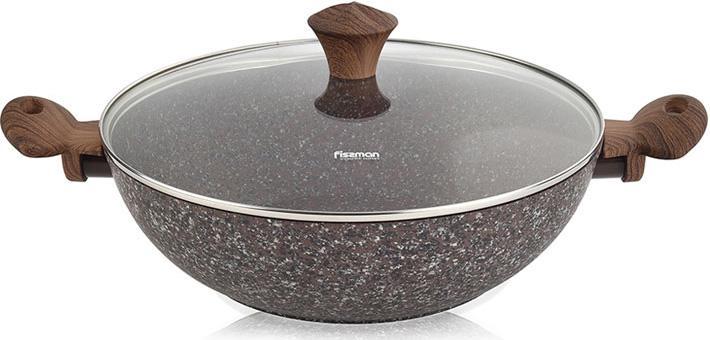 Вок Fissman Magic Brown Ø30х9см з антипригарним покриттям