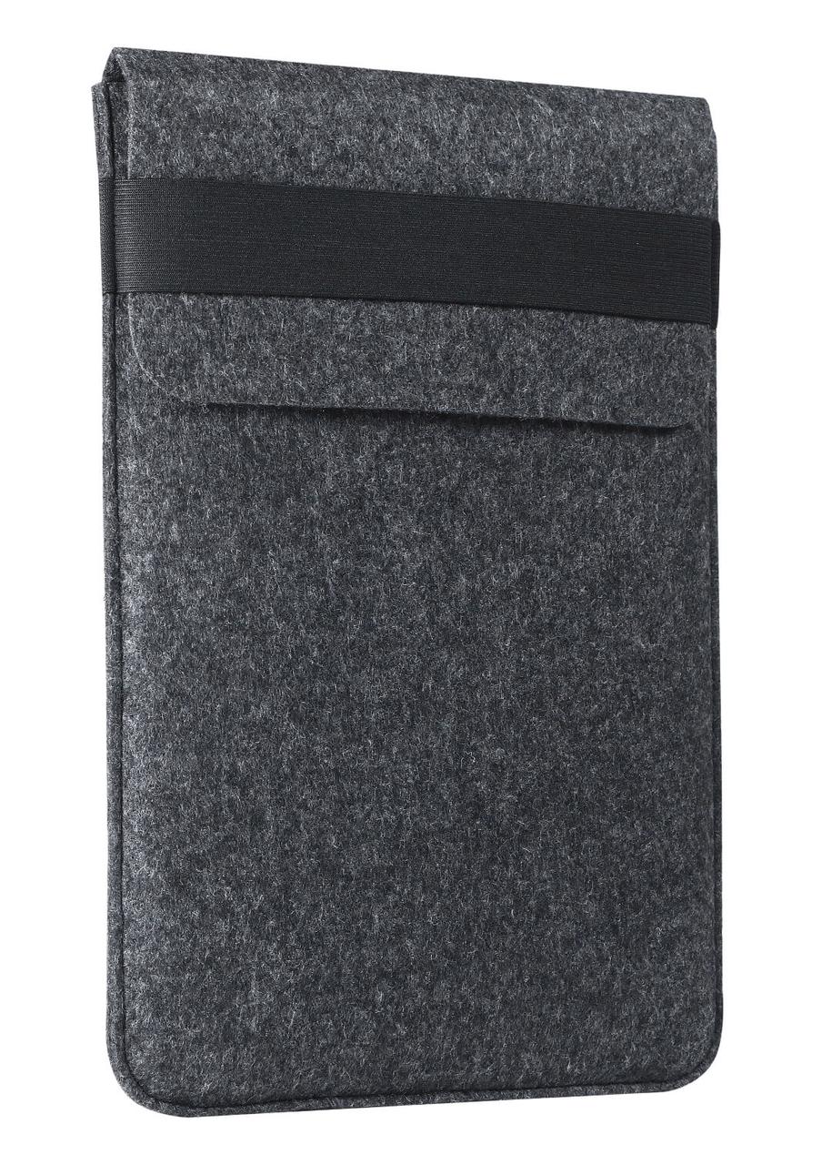 Чохол для ноутбука Felt Gmakin для Macbook Pro 15 Grey конверт на гумці (GM71-15)