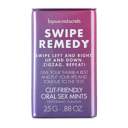 М'ятні цукерки Bijoux Indiscrets SWIPE REMEDY - clitherapy oral sex mints, фото 2