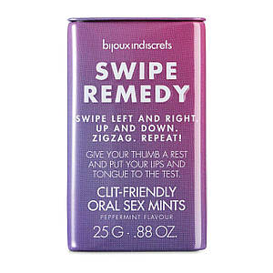 М'ятні цукерки Bijoux Indiscrets SWIPE REMEDY - clitherapy oral sex mints