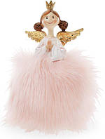 Декоративная фигурка "Принцесса в пышном розовом платье" 16см
