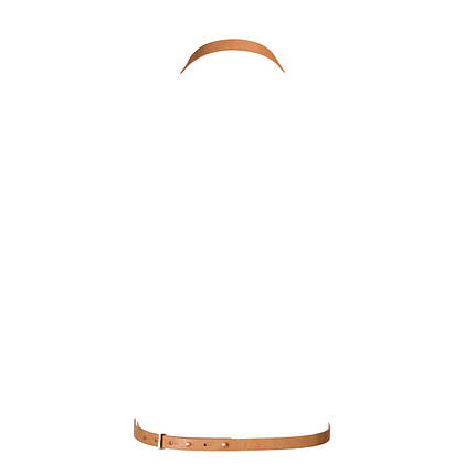Портупея Bijoux Indiscrets MAZE - 8 Harness Brown, екошкіра, фото 3