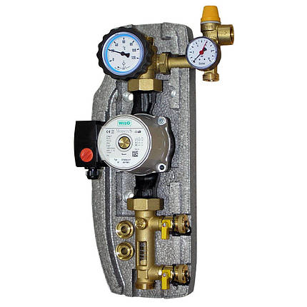 Насосна група для сонячних систем BRV, 1 лінія, 1, 8-28 l/min, Wilo ST25/7, фото 2