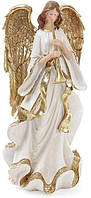 Фигура декоративная "Золотой Ангел с флейтой" 38см