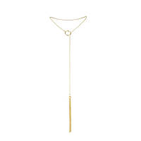 Ланцюжок для тіла Bijoux Indiscrets Magnifique Tickler Pendant Chain — Gold, прикраса для тіла Feromon