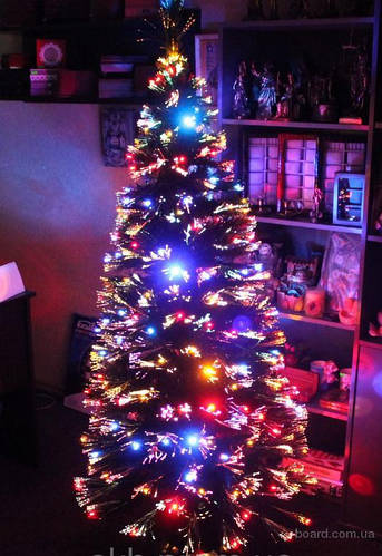 Купить Светодиодная искусственная оптоволоконная светящаяся елка 180 см ...