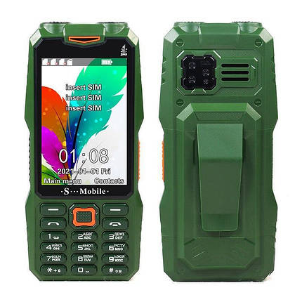 S-Mobile S999 green Гарантія 1 рік, фото 1