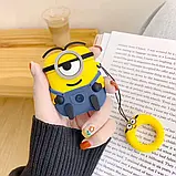 Чехол для наушников AirPods 1/2 MINION 1 Dark blue, фото 3