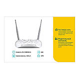 ADSL модем TP-LINK TD-W8961N (N300, 4xLan, 1xRj-11, 2 антени), фото 5