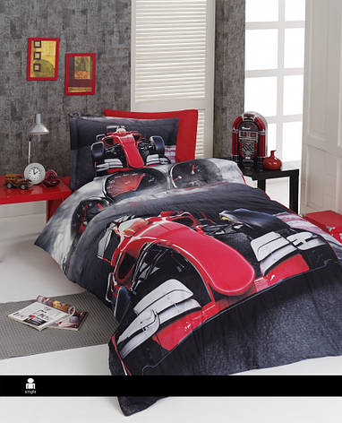 Постільна білизна підліток First Choice 3D Satin - Fast, фото 1