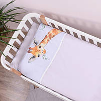 Постільний комплект Baby Veres Giraffe для ліжечка 120х60 см, фото 3