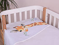 Постільний комплект Baby Veres Giraffe для ліжечка 120х60 см, фото 4