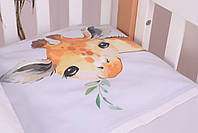 Постільний комплект Baby Veres Giraffe для ліжечка 120х60 см, фото 5