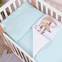 Постельное белье для новорожденных Baby Veres Lazy sloth 120х60 см