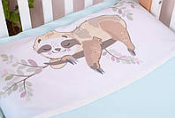 Постільна білизна для новонароджених Baby Veres Lazy sloth 120х60 см, фото 5