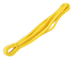 Гумова петля еспандер для фітнесу та тренувань EL-2080 6.4 мм (yellow) T
