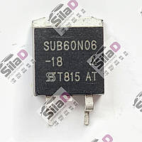 Транзистор SUB60N06-18 Vishay Siliconix корпус TO-263