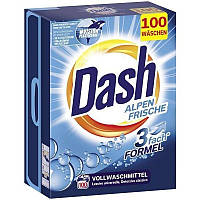 Универсальный стиральный порошок Dash Alpen Frische 6 кг 100 стирок