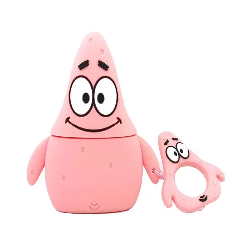 Чехол для наушников AirPods 1/2 Patrick Star Pink, фото 1