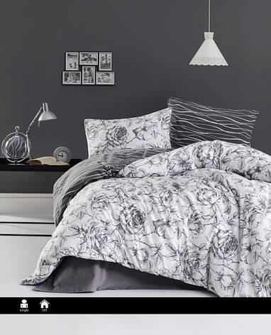 Постільна білизна First Choice Flanel — Rozen Grey, фото 1