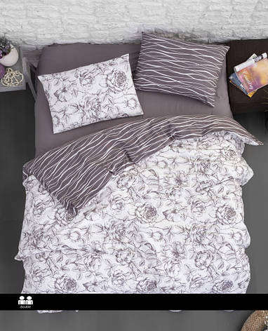 Постільна білизна First Choice Flanel — Rozen Lilac, фото 1