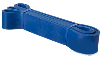 Гумова петля еспандер для фітнесу та тренувань EL-2080 64мм (blue) T