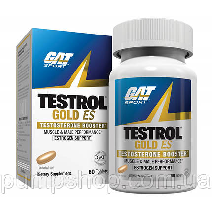 Підсилювач тестостерону GAT Sport Testrol Gold ES 60 таб. (30 порц.), фото 2